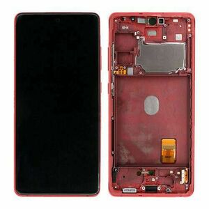 Samsung Galaxy S20 FE komplett LCD kijelző érintőpanellel keretes piros (GH82-24219E) kép