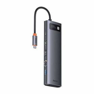 Hub USB-C 12in1 Baseus Metal Gleam Series Grey kép