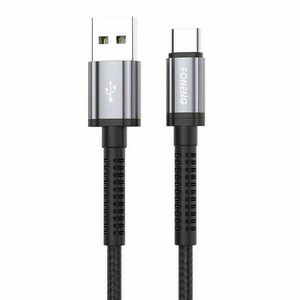 Foneng X83 USB to USB-C cable, 2.1A, 1m (black) kép