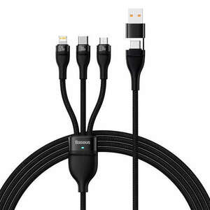 Baseus Flash Series 2, 3 az 1-ben USB kábel, USB-C / Micro USB / ... kép