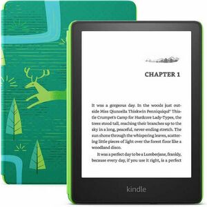 Amazon Kindle Paperwhite Kids 6.8" 16GB E-book olvasó - Fekete/Zöld kép