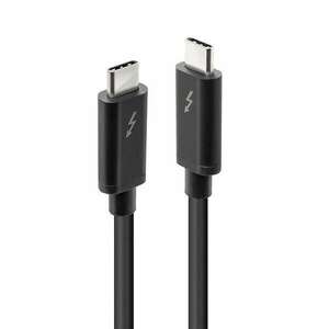 Lindy Thunderbolt 3 USB-C apa - USB-C apa 3.1 Adat és töltőkábel - Fekete (1m) kép