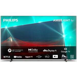 Philips 48OLED718/12 4K Ultra HD OLED Televízió, 121 cm, HDR10+, Dolby Atmos kép