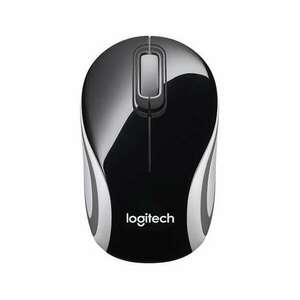 Logitech Egér - M187 Vezeték Nélküli Optikai Nano, Fekete kép