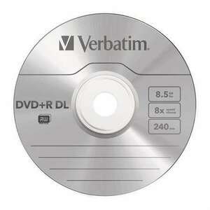 VERBATIM DVD+R lemez, kétrétegű, 8, 5GB, 8x, 1 db, normál tok, VERBATIM "Double Layer" kép