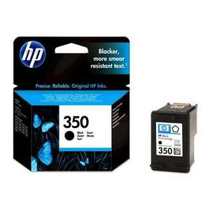 HP CB335EE Tintapatron DeskJet D4260, OfficeJet J5780 nyomtatókhoz, HP 350, fekete, 4, 5ml kép