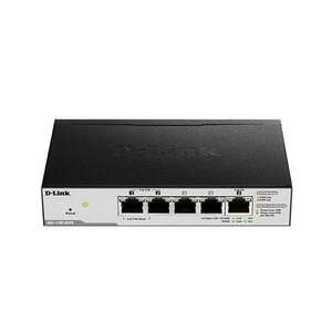 D-Link DGS-1100-05PDV2 Switch 5x1000Mbps(2xPOE) Fémházas Asztali Menedzselhető, DGS-1100-05PDV2 kép