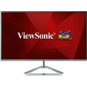 ViewSonic Monitor 23, 8" - VX2476-SMH (IPS, 16: 9, 1920x1080, 4ms, 250cd/m2, 2xHDMI, VGA, VESA, SPK, ezüst, káva nélk.) kép