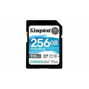 Kingston SDG3/256GB memóriakártya SDXC 256GB Canvas Go Plus 170R C10 UHS-I U3 V30 kép