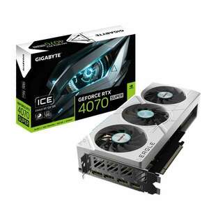 Gigabyte videokártya pci-ex16x nvidia rtx 4070 super 12gb ddr6x oc GV-N407SEAGLEOC ICE-12GD kép