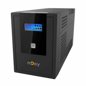 Njoy UPCMTLS620HCAAZ01B Szünetmentes 2000VA - Cadu 2000 (4 Schuko, line-interaktív, RJ11/45 vonalvédelem(1Gb/s), fekete) kép