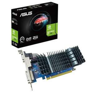 Asus Videokártya - nVidia GT710-SL-2GD5-BRK (2048MB, DDR3, 64bit, 954/900Mhz, DVI/HDMI/VGA, Passzív hűtés)+LP kép