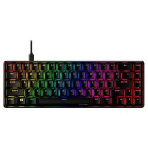 HP HYPERX 4P5D6AA- ABA HYPERX Vezetékes Billentyűzet Alloy Origins 65 RGB Red - Mechanical Gaming Keyboard US, HKBO1T-RD-US/N kép