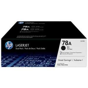 HP CE278AD Lézertoner LaserJet P1566, P1606 nyomtatókhoz, HP 78A, fekete, 2*2, 1k kép