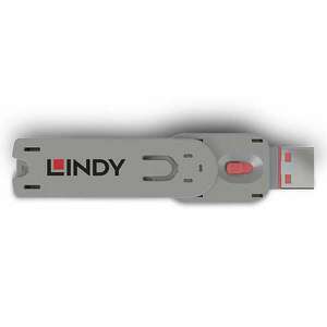 Lindy 40620 USB Type-A Portblokkoló kulcs - Rózsaszín kép