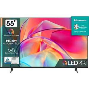 Hisense 55E7KQ 4K UHD VIDAA Smart QLED Televízió, 139 cm, Dolby Vision, HDR 10+ kép