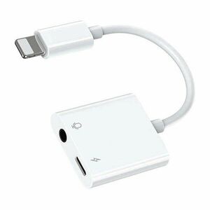 Audio Adapter Lightning / 3.5 mm Joyroom S - Y105 (white) kép