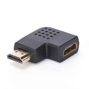 DeLock Adapter HDMI Apa > HDMI Anya 90° left 65077 kép