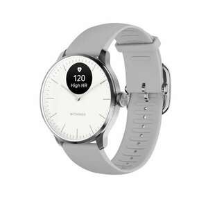 Withings Scanwatch Light / 37mm (Activity, Sleep Tracker / Stainless steel, fkm wristband, sapphire glass) - White kép