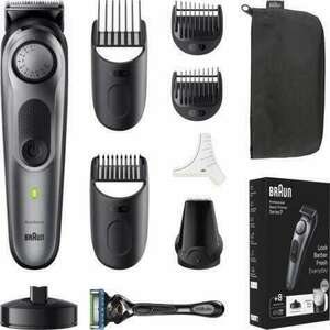 Braun BeardTrimmer 7 BT7420 szakállvágó Elem 40 2 cm Ezüst (8001090661371) kép