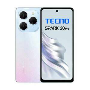 Tecno Spark 20 Pro 4G 256GB 8GB RAM, NanoSIM, Mobiltelefon, Frosty Ivory kép