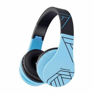 PowerLocus P1 wireless headphones for kids (blue-black) kép