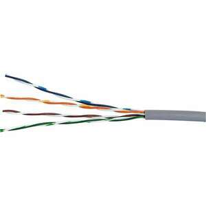 Excel 100-081 Patch kábel Cat.5e UTP 24AWG, PVC köpeny 305m, szürke kép