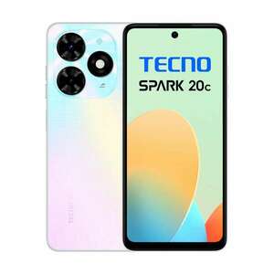 Tecno Spark 20C 4G 128 GB 4GB RAM, NanoSIM, Mobiltelefon, Mystery White kép