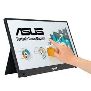 Asus mb16amtr zenscreen hordozható touch monitor 15.6" ips 1920x1080, micro hdmi, usb-c, hangszóró MB16AMTR kép