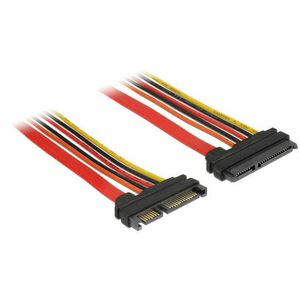 DeLock Extension cable SATA 6 Gb/s 22 pin plug > SATA 22 pin receptacle (3.3 V + 5 V + 12 V) 30cm 84919 kép