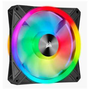 Corsair rendszerhűtő ventilátor, icue ql140 rgb, 14cm, fekete CO-9050099-WW kép