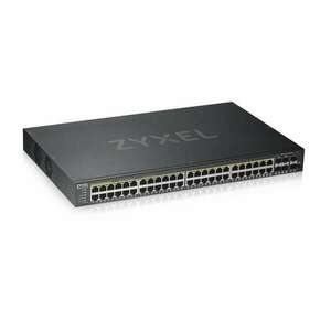 ZYXEL GS1920-48-HPV2-EU0101F 48 port Gigabit Hybrid Mode PoE menedzselhető switch kép