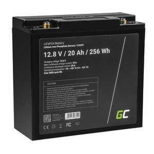 Green Cell LiFePO4 Akkumulátor 12.8V 20Ah (CAV07) kép