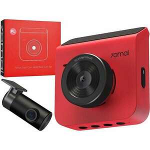 70mai Dash Cam A400 + rear cam RC09 - Piros (AS7MIVA400RC09R) kép