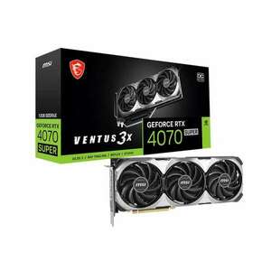 MSI GeForce RTX 4070 SUPER 12G VENTUS 3X OC videokártya (RTX 4070 SUPER 12G VENTUS 3X OC) kép