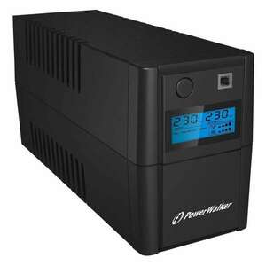 PowerWalker VI 650SE LCD/IEC Vonal interaktív 0, 65 kVA 360 W 4 AC kimenet(ek) kép