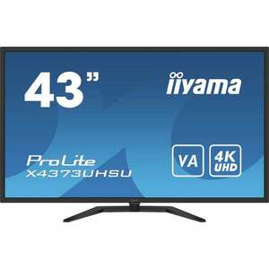 Iiyama LED-Display ProLite X4373UHSU-B1 - 109.2 cm (43") - 3840 x 2160 4K kép