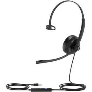 Yealink UH34 Headset Vezetékes Fejpánt Iroda/telefonos ügyfélközpont Fekete (1308042) kép