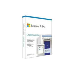 Microsoft 365 P10 Családi BOX MAGYAR (6 PC / 1 év) (6GQ-01930) kép