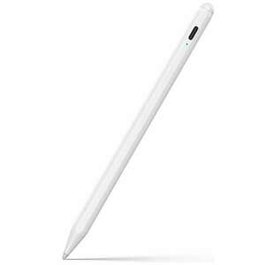 Stylus pen Ipad Touch, Pix pentru tableta IPad Apple 2018-2022, baterie reincarcabila 130mAh, Alb, Palm Rejection, USB-C, Profesional kép