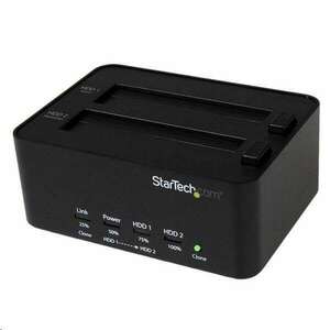 StarTech.com 2x2.5"-3.5" HDD Duplikátor Dokkoló (SATDOCK2REU3) (SATDOCK2REU3) kép