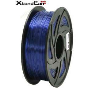 XtendLAN Filament PET-G 1.75mm 1 kg - Átlátszó kék (3DF-PETG1.75-TBL 1KG) kép