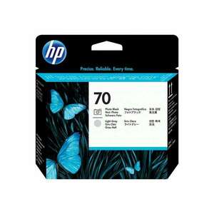 HP 70 - light gray, photo black - printhead (C9407A) kép