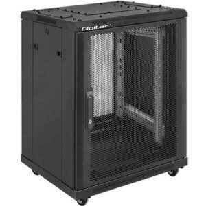 Qoltec 54519 19" Álló rack szekrény 15U 600x600mm - Fekete (54519) kép