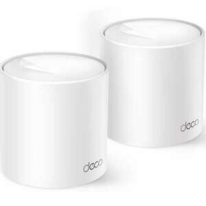 TP-Link Deco X10 Kétsávos (2, 4 GHz / 5 GHz) Wi-Fi 6 (802.11ax) Fehér 2 Belső (DECO X10(2-PACK)) kép