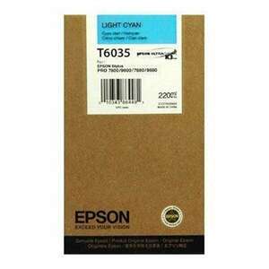 Epson T6035 tintapatron 1 dB Eredeti Világos ciánkék (C13T603500) kép