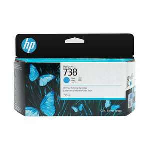 HP 738 498N5A Eredeti Tintapatron Cián (498N5A) kép