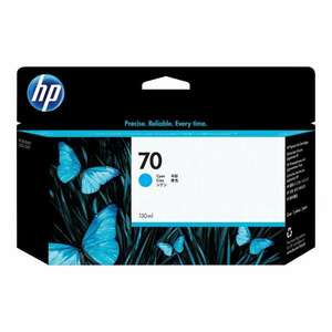 HP 70 - cyan - original - DesignJet - ink cartridge (C9452A) kép