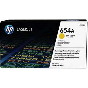 HP 654A Gelb LaserJet Tonerpatrone (CF332A) kép