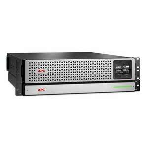 APC SMART-UPS SRT LI-ION 3000VA RM ACCS (UPS) Dupla konverziós (online) 3 kVA 2700 W 8 AC szünetmentes tápegység kép